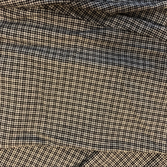Subdued Checked Cropped Straight Pant (Made in Italy) - Picture 6 of 6